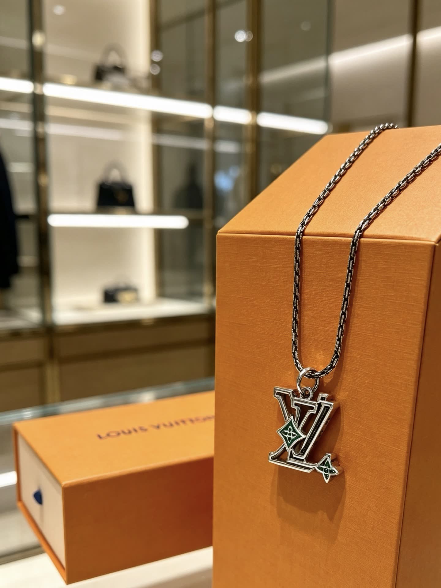 Louis Vuitton Monogram World Tour Necklace